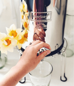 flower tap in use flower tap in use